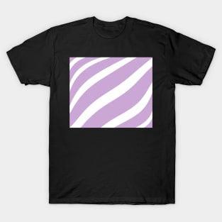 Abstract pattern - purple and white. T-Shirt